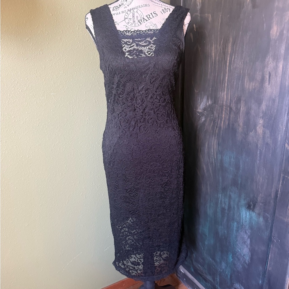 Lace dress.
